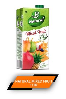 B Natural Mixed Fruit Juice 1ltr